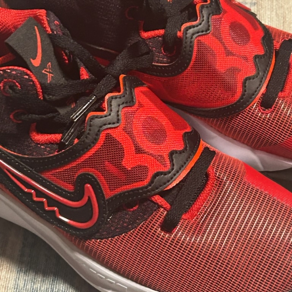 Nike Red and Black Athletic Shoes